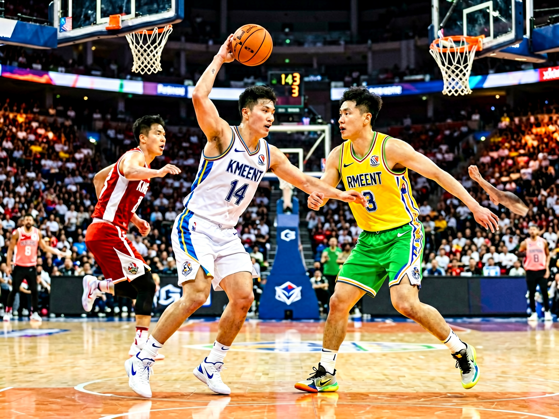 季后赛激烈对决，球队争夺晋级名额